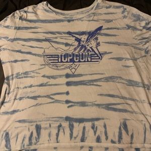 Top Gun Blue and White Top